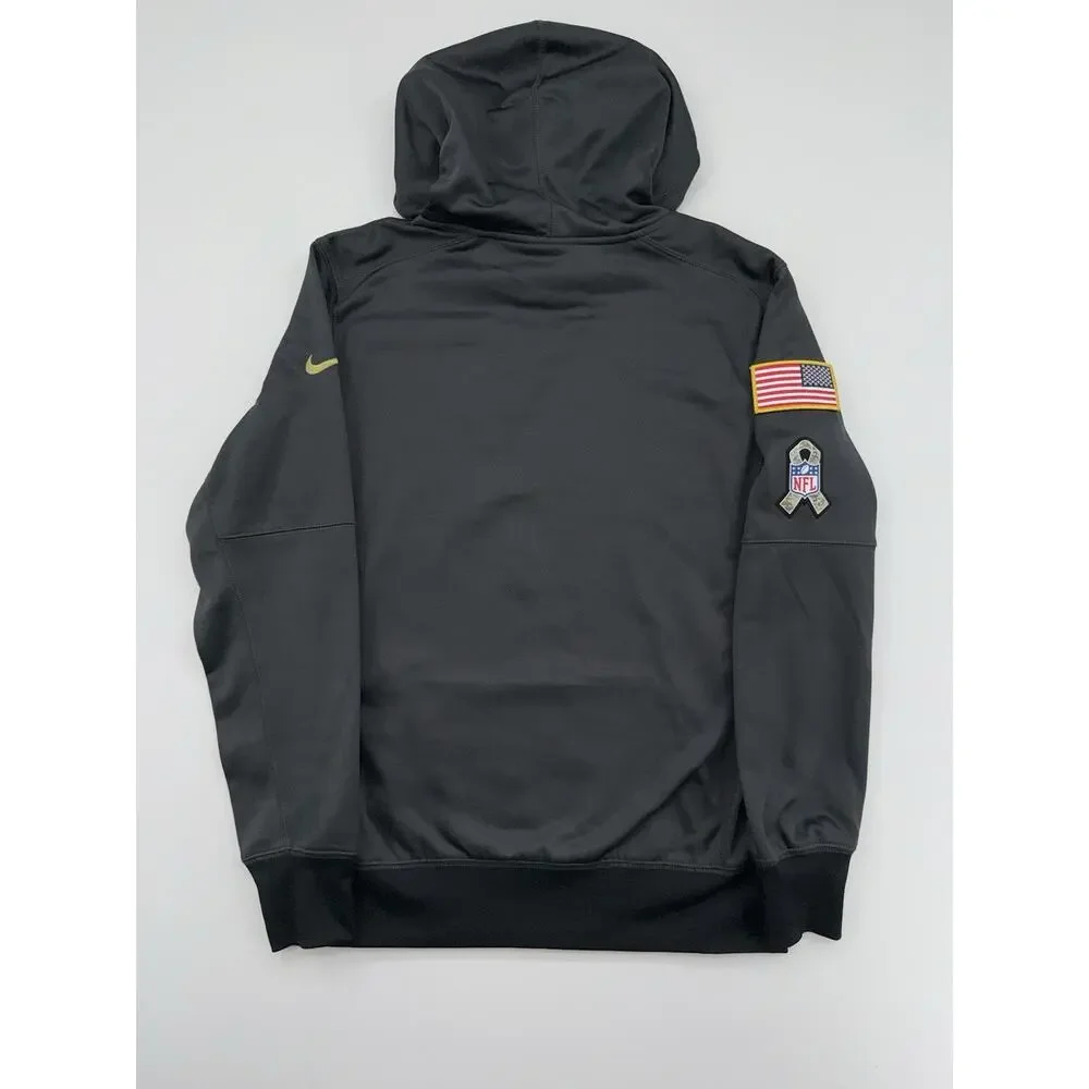 Nike NFL New Orleans Saints Salute to Service Hoodie Men's Small Black & Camo